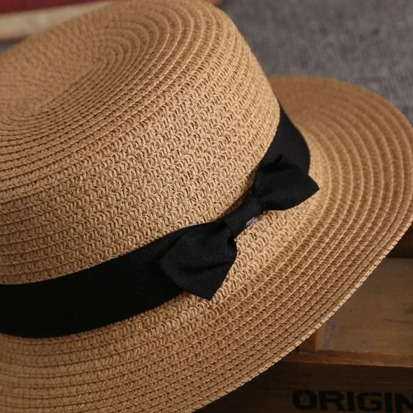 New summer seaside resort straw hat - Picture 3 of 5
